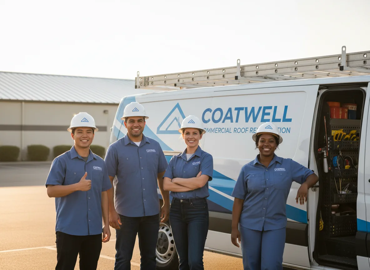 Commercial roof coating company in Sarahsville, OH